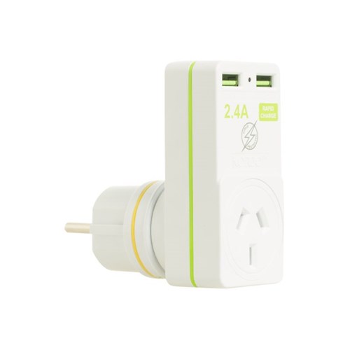 Korjo USB & Power Adaptor Home & Europe